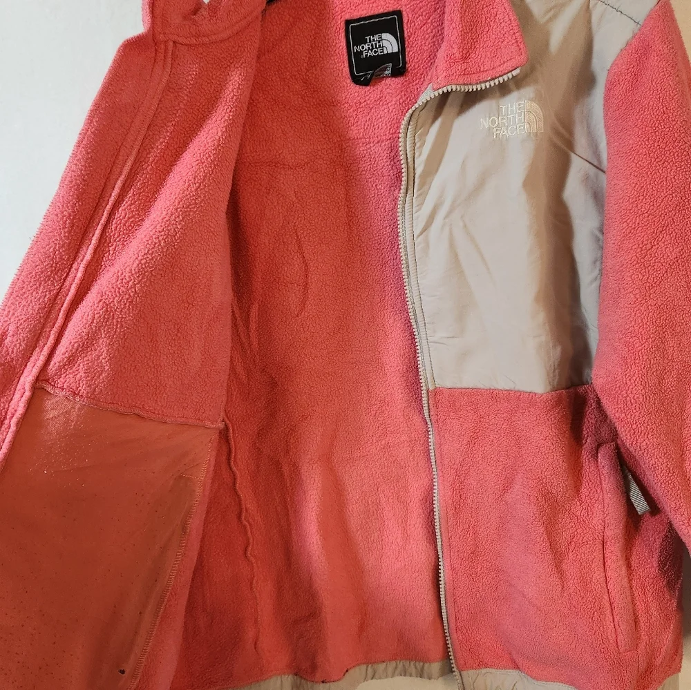The North Face Jacket Girls XL Pink Denali Full Zip‎ Fleece Polartec *READ